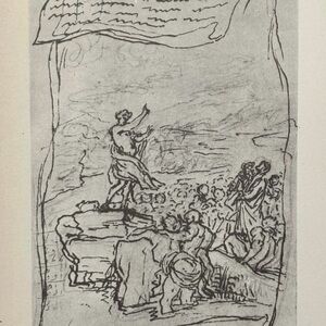 BAPTIST'S SERMON Giovanni Gian Lorenzo Bernini Fine Art Print Antique Vintage